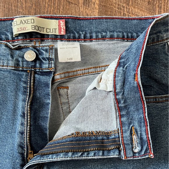 Levi’s Vintage Red Tab 90’s 550 Relaxed Fit Tapered Leg Jeans size 14m - Picture 7 of 8